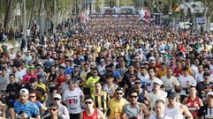 Las mejores im&aacute;genes de la Vig-Bay, que reuni&oacute; a m&aacute;s de 8.000 atletas en su vig&eacute;sima quinta edici&oacute;n