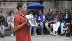 Beatriz Costoya en el free tour por A Coru&ntilde;a de MeigaTours