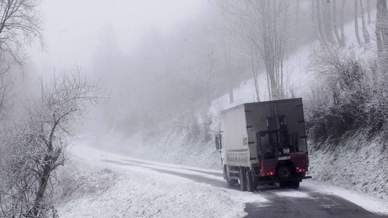 Nieve en O Cebreiro