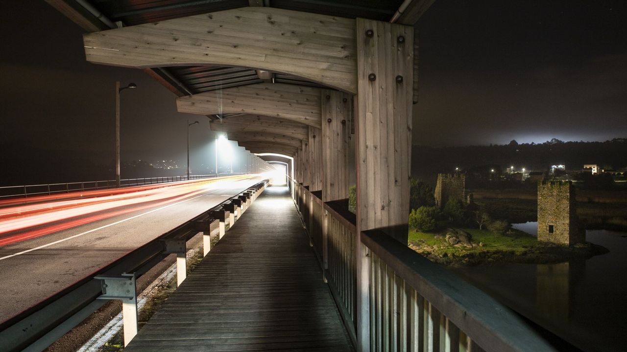 RESUMEN DEL AÑO 2019. El puente de Catoira ya está iluminado