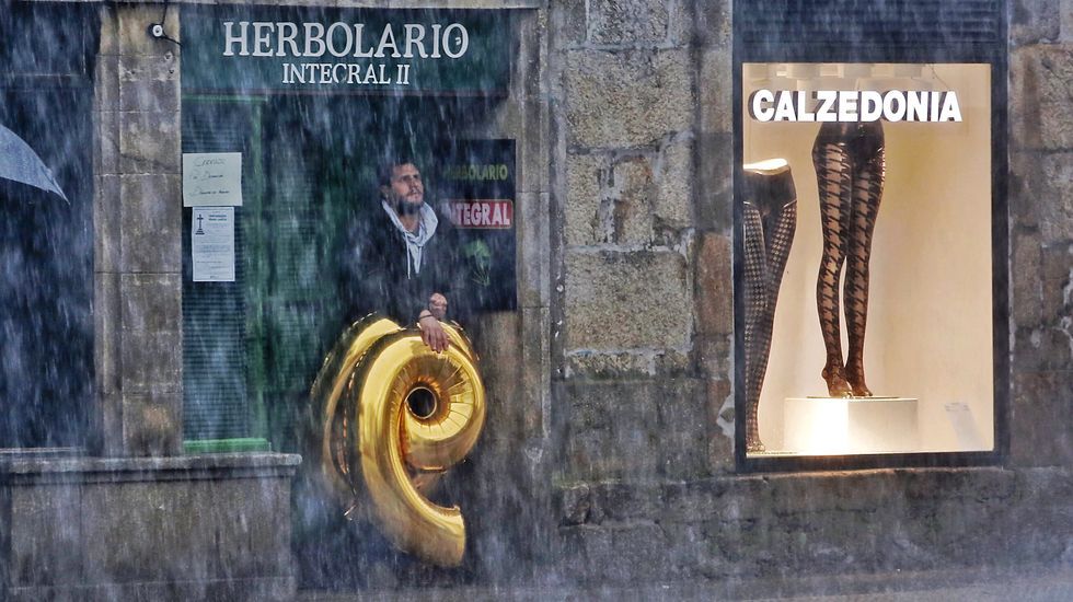 Noviembre pasado por agua en Pontevedra