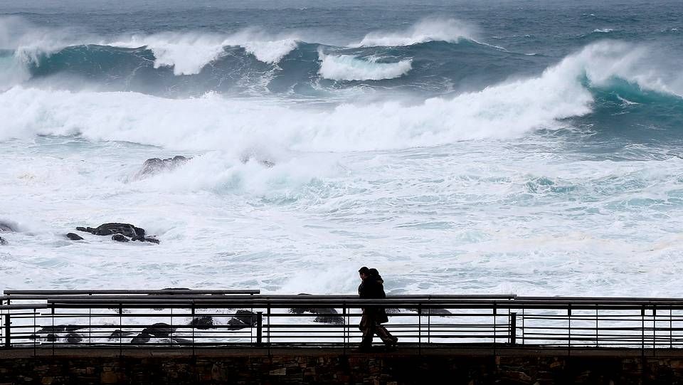 Carballo XXL.Tormenta eléctrica sobre Pontevedra