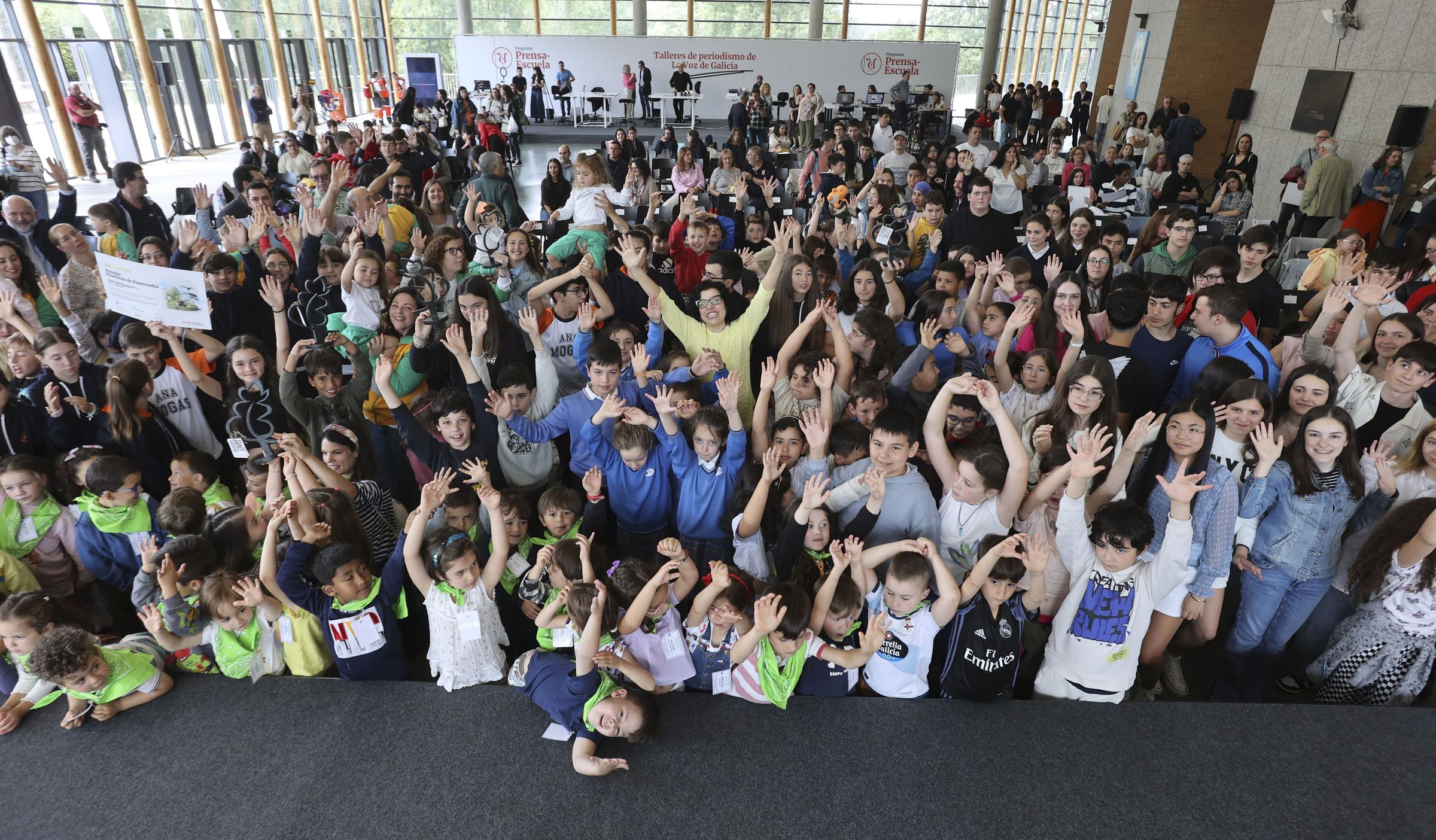 Festa de entrega dos premios Voz Natura e Prensa Escuela no multiusos do Sar. 17/06/2024