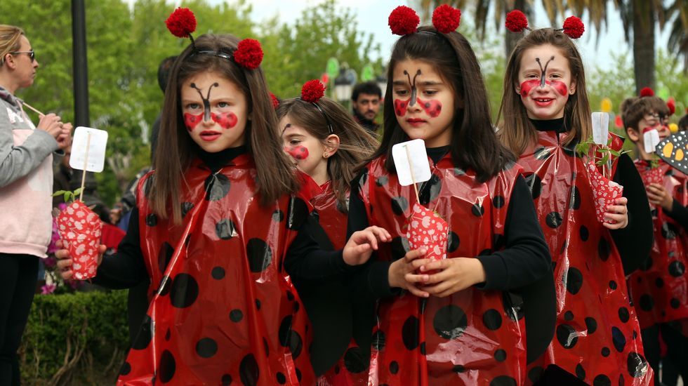 Proyecto Voz Natura del Colegio Jaime Balmes celebrando el día da terra