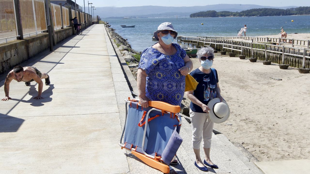 Playa de A Compostela en Vilagarcía