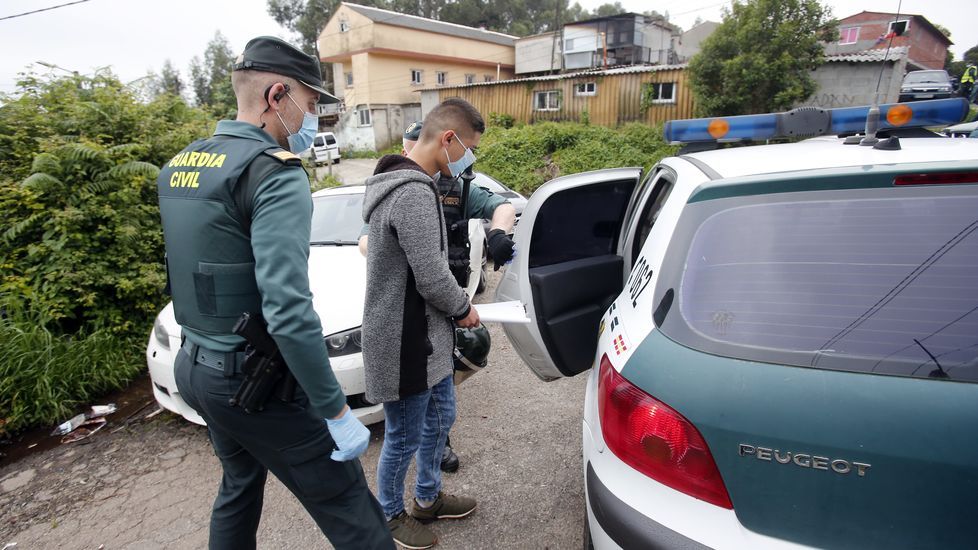 Detenciones en O Vao de Arriba