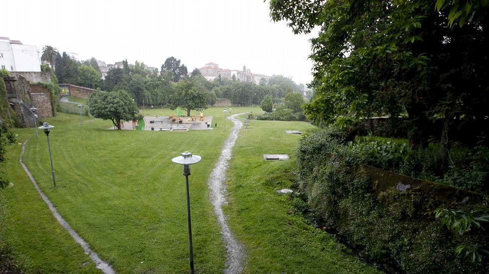 Vistas del parque de Belvís desde la Casa da Xuventude