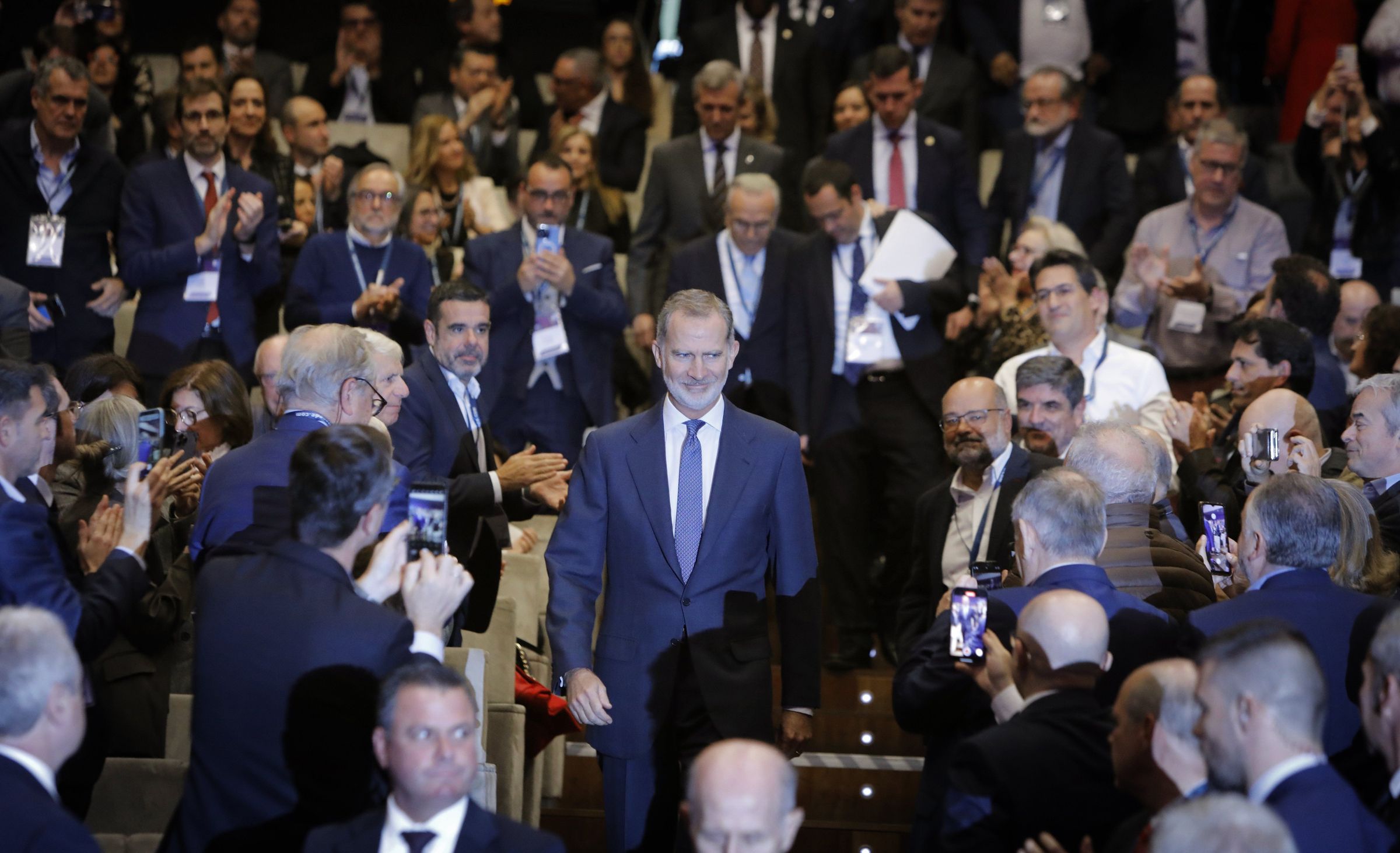 O rei Felipe VI clausurou na Corua a vixsima terceira edicin do Congreso de Directivos CEDE. 28/11/2024