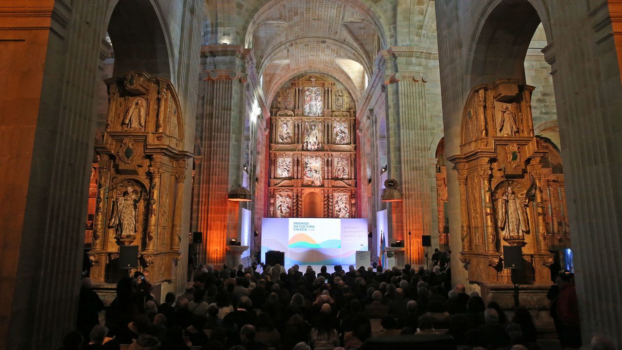 O mosteiro de Montederramo acolleu a entrega dos premios da Cultura Galega
