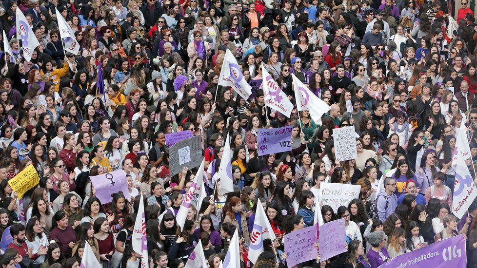 Concentración del 8M. Día de la Mujer
