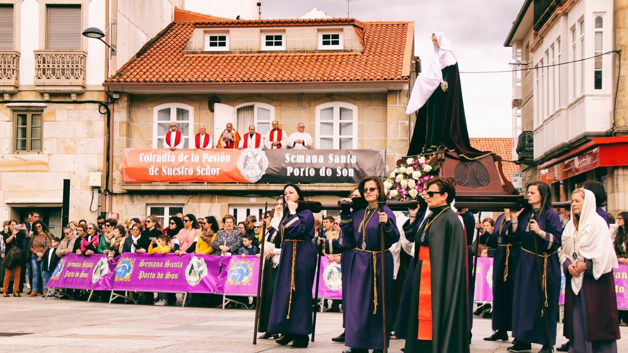 Viernes Santo en la comarca del Barbanza 2019