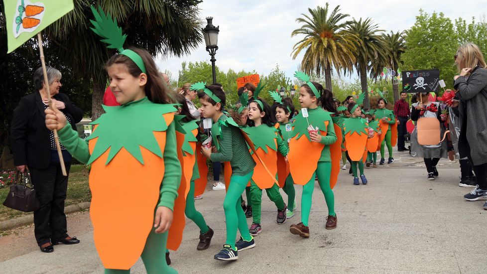 Proyecto Voz Natura del Colegio Jaime Balmes celebrando el día da terra