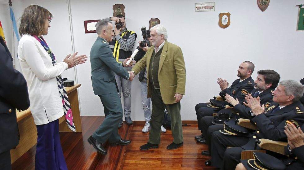 Entrega de medallas en la Policía Nacional