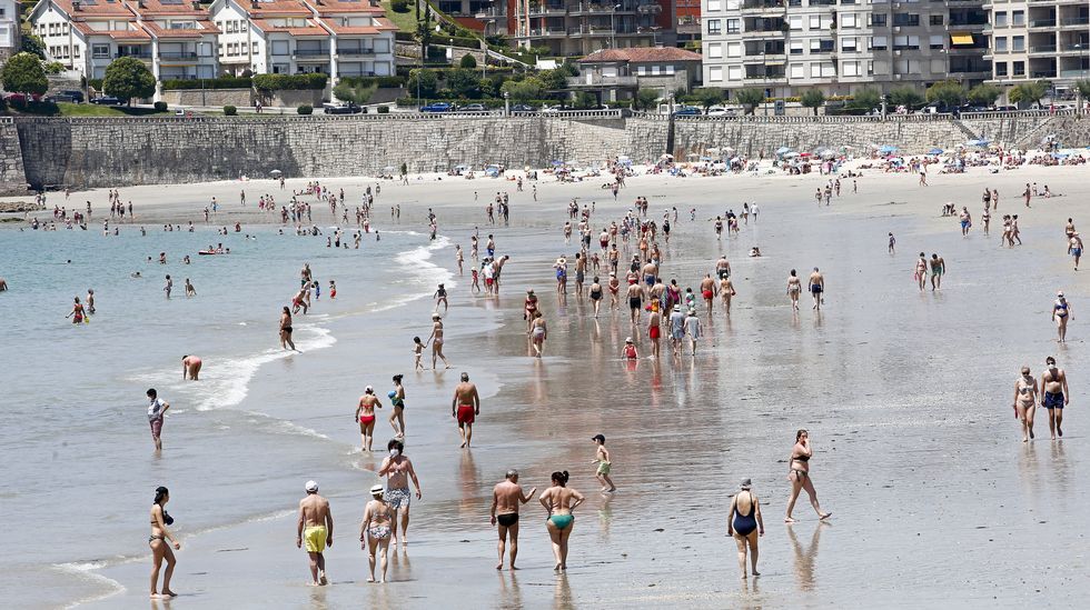 Sanxenxo. Playa de Silgar
