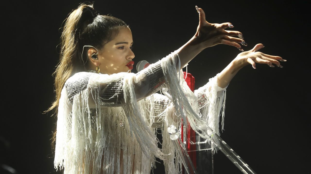 Concierto de Rosalia en Santiago. Fiestas del Apóstol