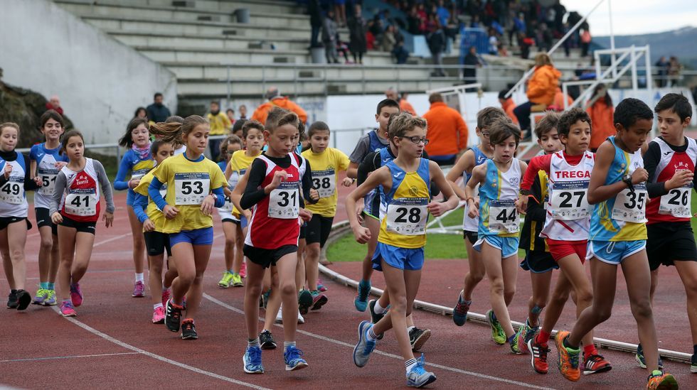 Campeonato de Galicia de marcha en pista en Pobra