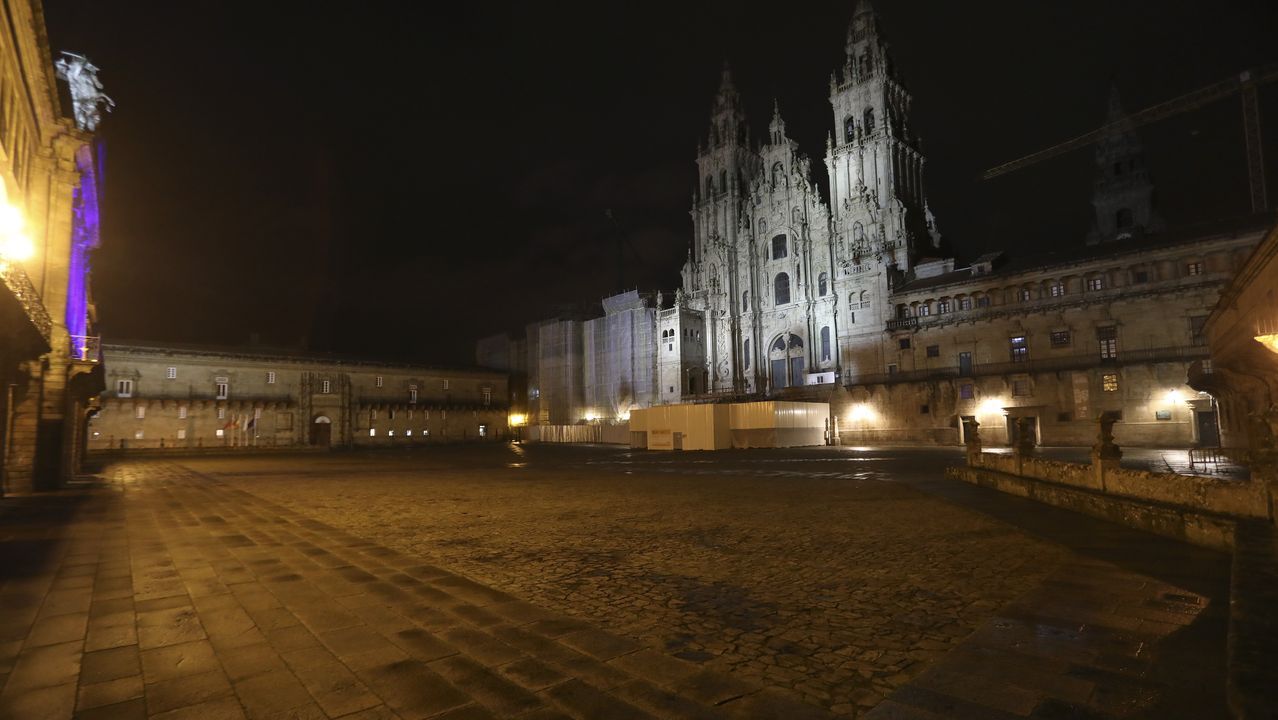 Praza do Obradoiro, en Santiago