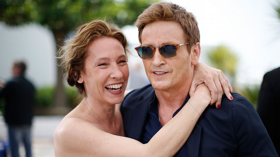 La directora Emmanuelle Bercot y Benoit Magimel