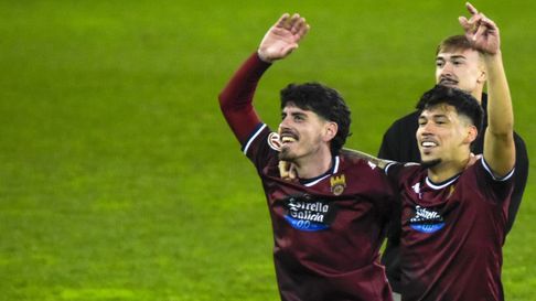 Las mejores im&aacute;genes del derbi entre el Pontevedra CF y el Racing Club Ferrol