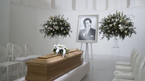 Capilla ardiente de Valentino en Roma Capilla ardiente de Valentino en Roma