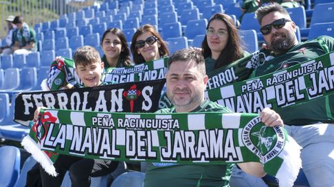 La derrota del Racing Club Ferrol en Guadalajara, en im&aacute;genes