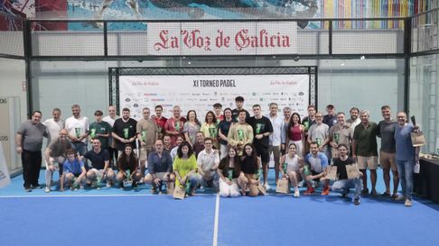 As&iacute; fue la entrega de premios del Torneo de P&aacute;del de La Voz