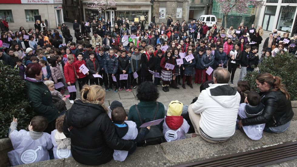 Manifestación en Monforte