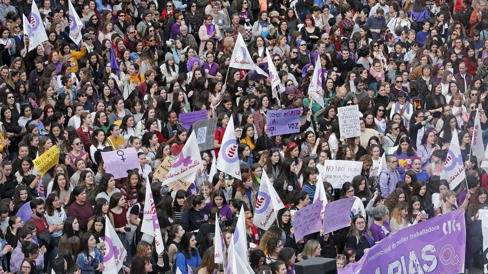Concentración del 8M. Día de la Mujer