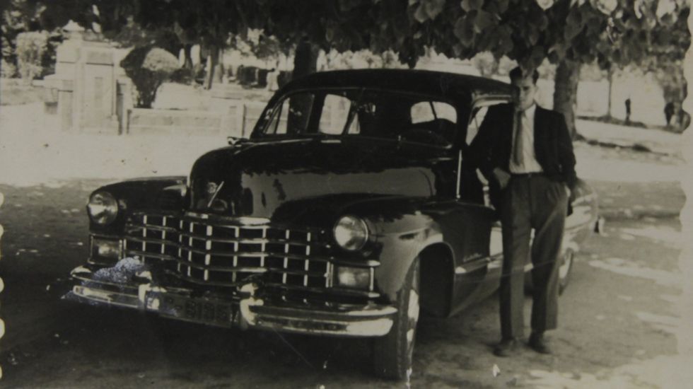 Equipo de fútbol de Santa Lucía.Fiestas de la Gaiteira (agosto de 1954)