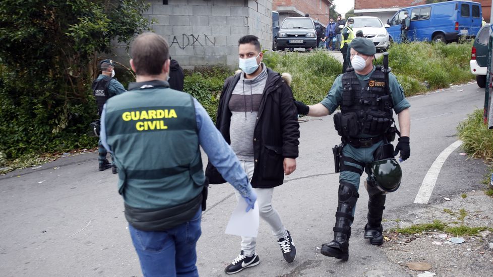 Detenciones en O Vao de Arriba