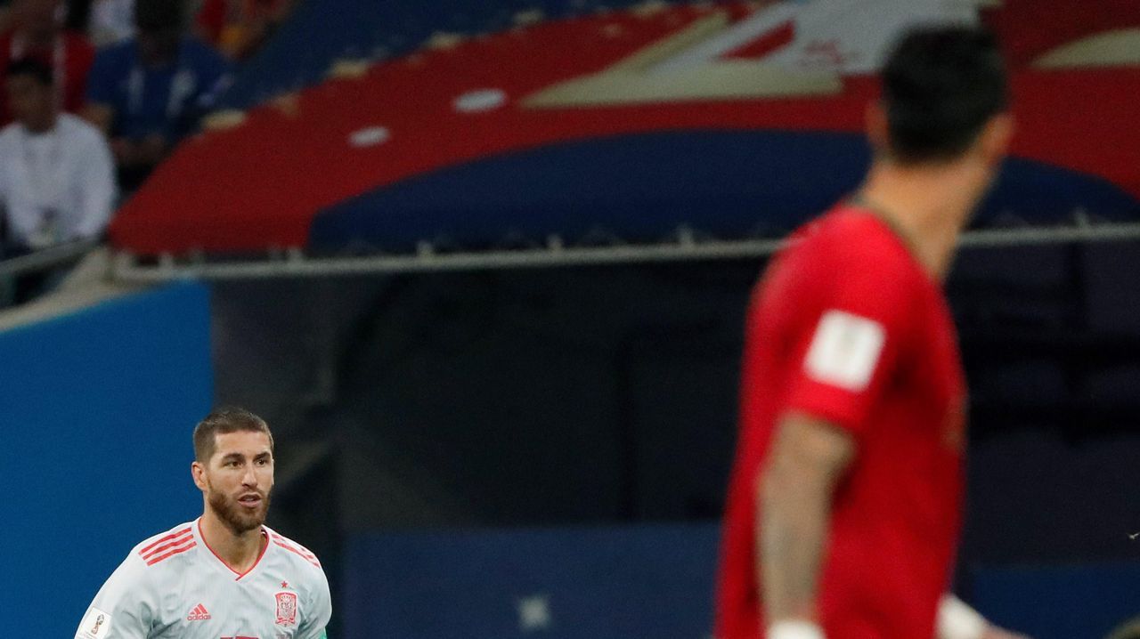 El Portugal-Espa�a, en im�genes.