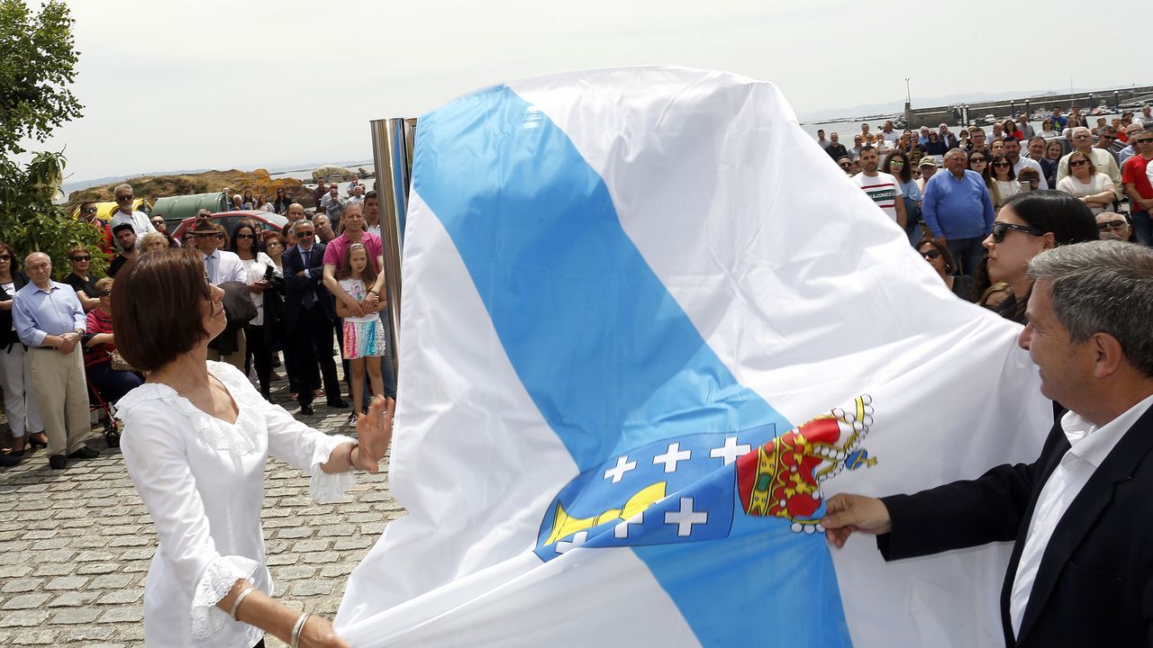 ACTO DEL HOMENAJE A PLACIDO BETANZOS EN EL QUE BAUTIZO´CON SU NOMBRE EL PASEO MARITIMO DE PALMEIRA