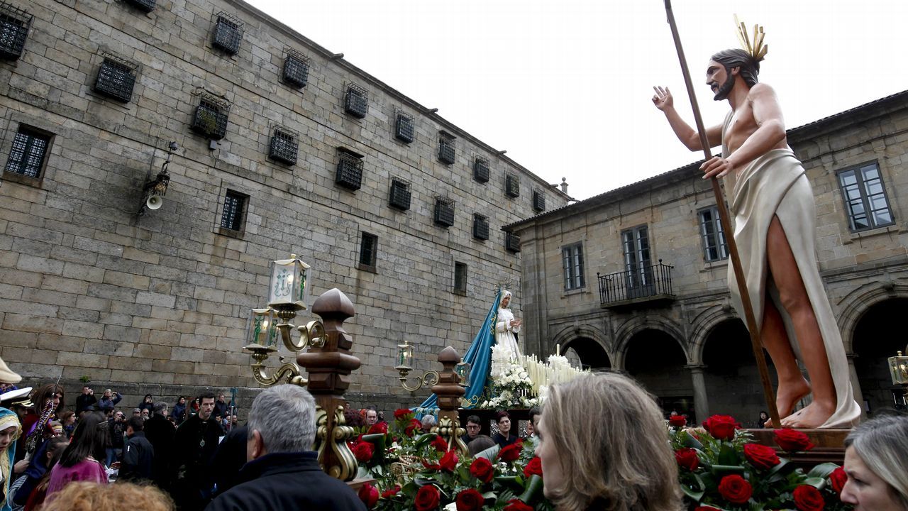 Procesión del Santo Encuentro en Santiago