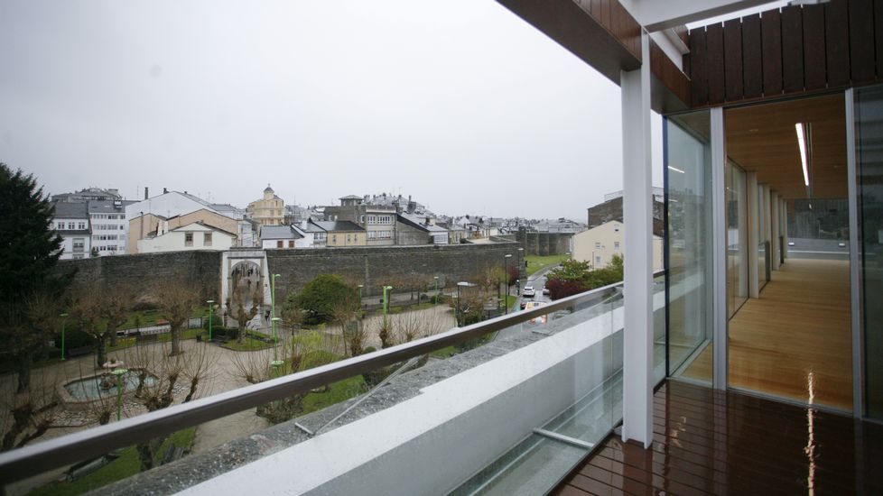 Las vistas desde la cafetería de la Muralla son espectaculares