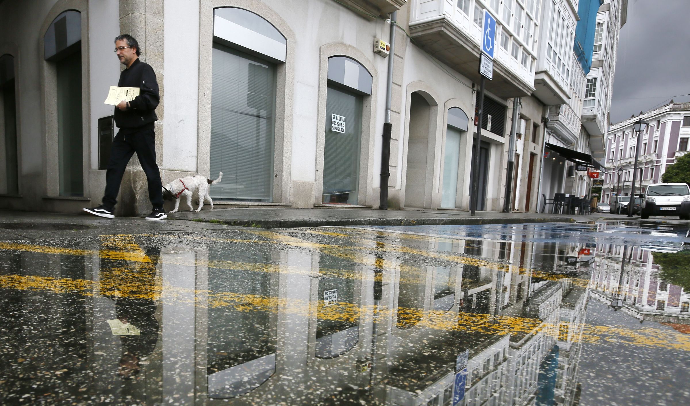 Maio de choivas en Viveiro. 15/05/2023