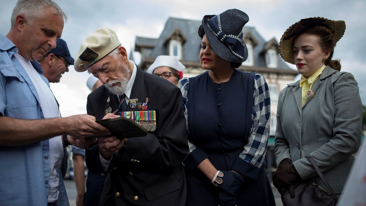 Un veterano británico de la Segunda Guerra Mundial, Lewis Trinder