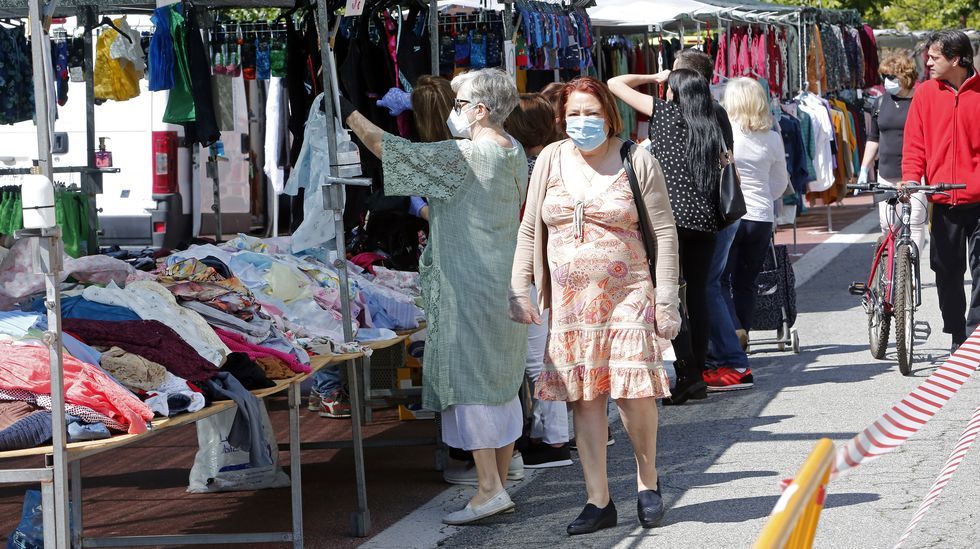 Regresa la feria de los sabados a Pontevedra con nuevas medidas anti contagio