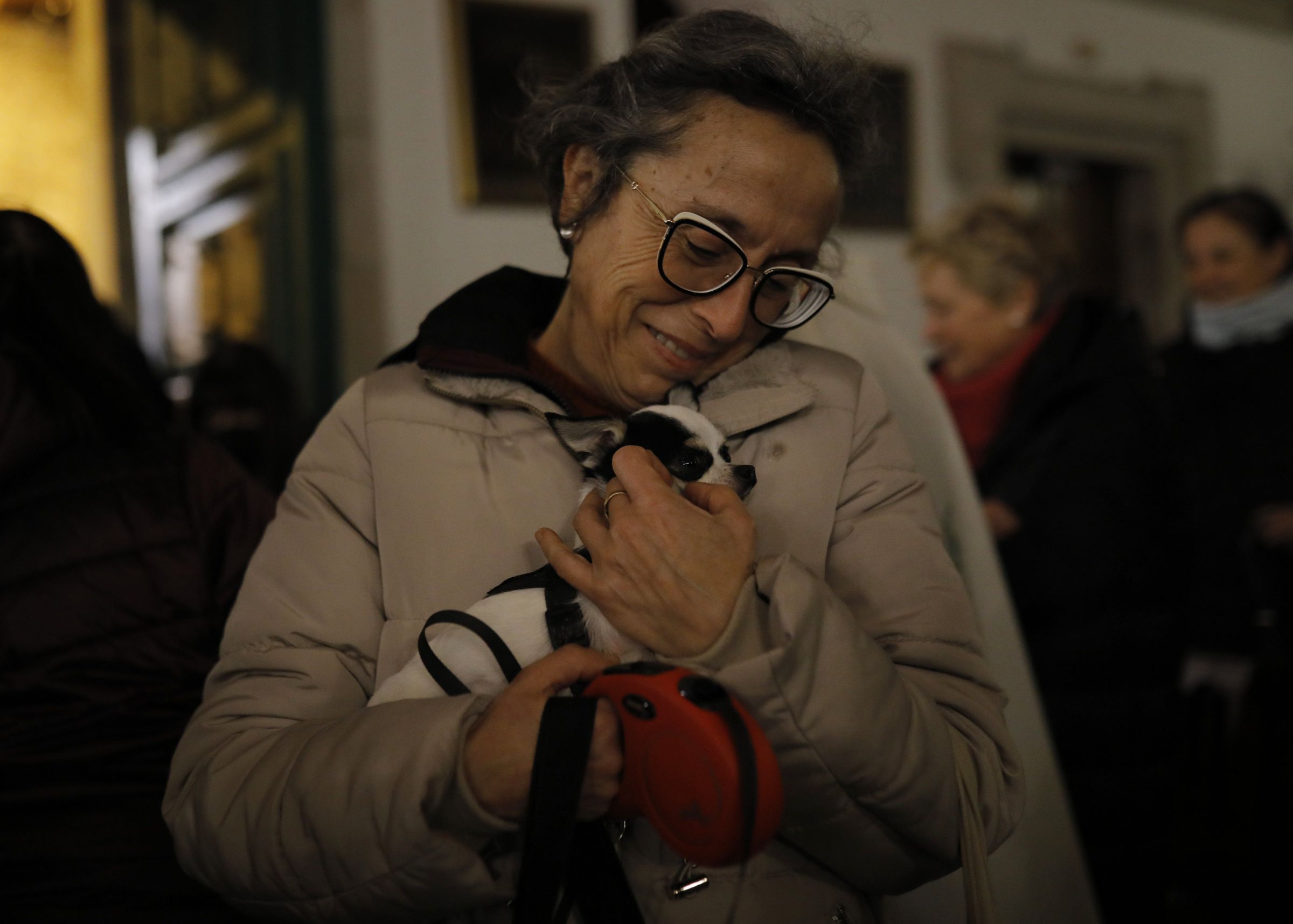 Celebraci�n do d�a de san Ant�n na igrexa da Orden terceira de A Coru�a. 17/01/2023