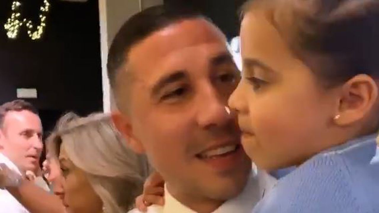 Vicente Iborra, con su pareja