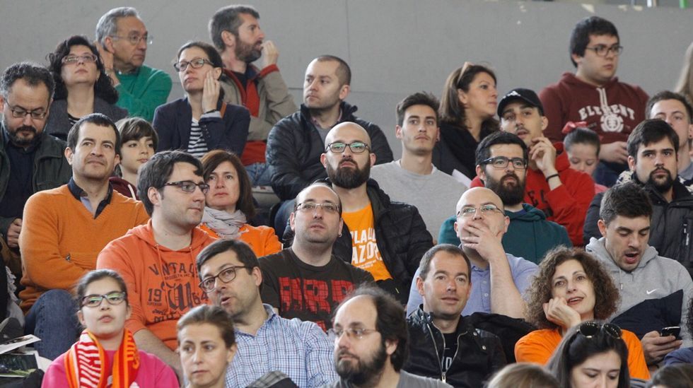 Afición del Basquet Coruña-Melilla, segundo partido de los play off por el ascenso a la Liga ACB