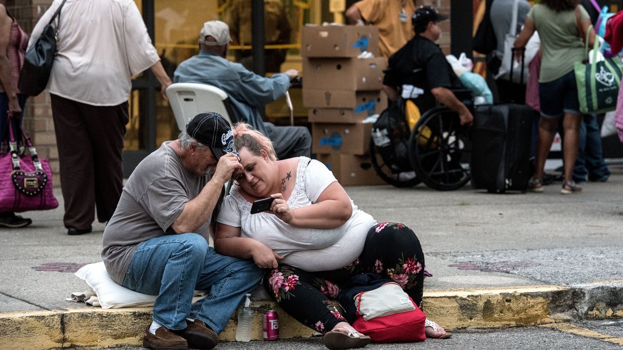 Una casa vacía después de que la familia fuera evacuada