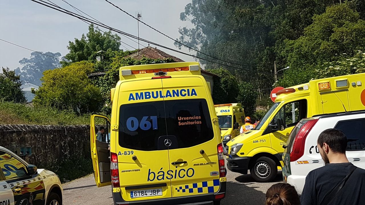 El diá después a la explosión mortal en Tui