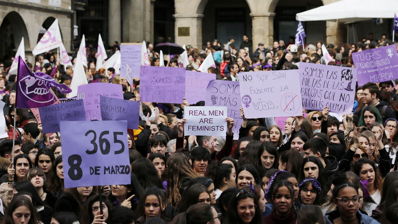 Las imágenes del 8M en Ourense