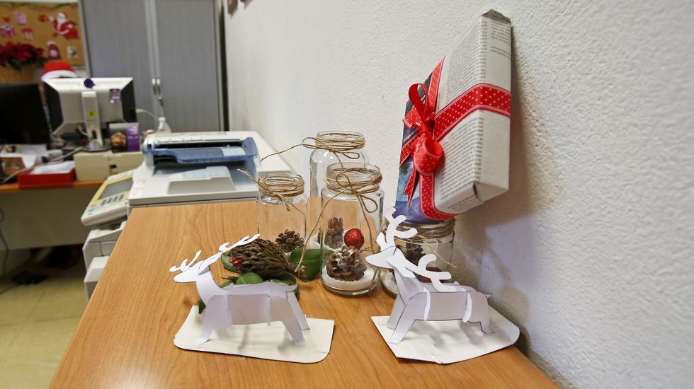 Decoración navideña en la Diputación de Pontevedra