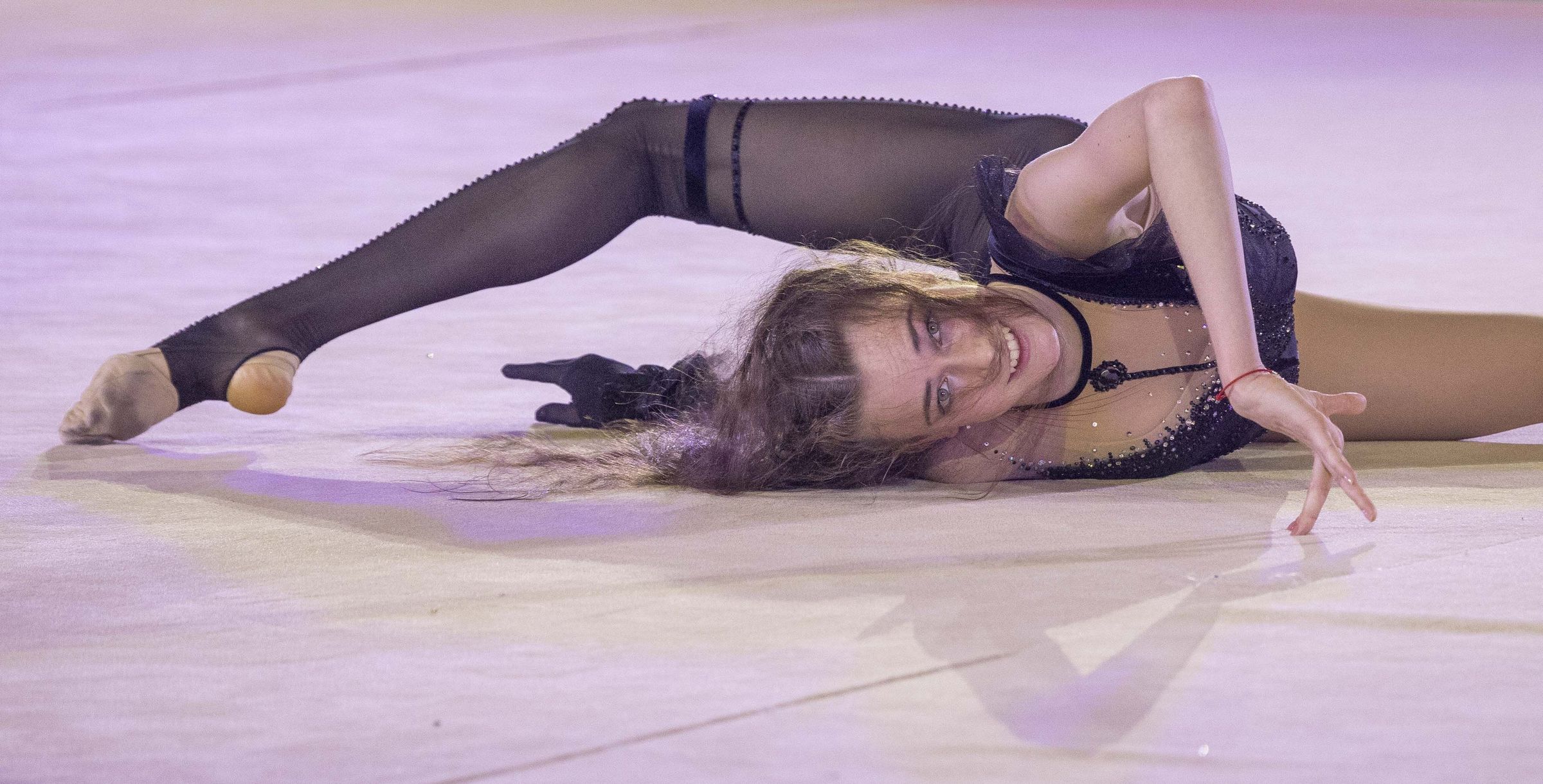 Darja Varfolomeev, campiona olmpica na gala da terceira edicin do Torneo Internacional Viravolta-Jael. 16/11/2024