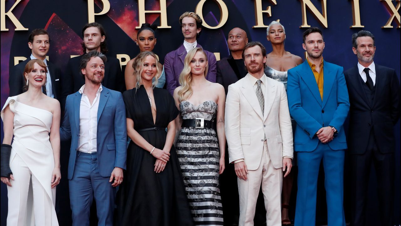 Parte del elenco de «Dark Phoenix»