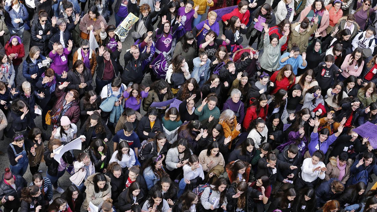 Las imágenes del 8M en Ourense
