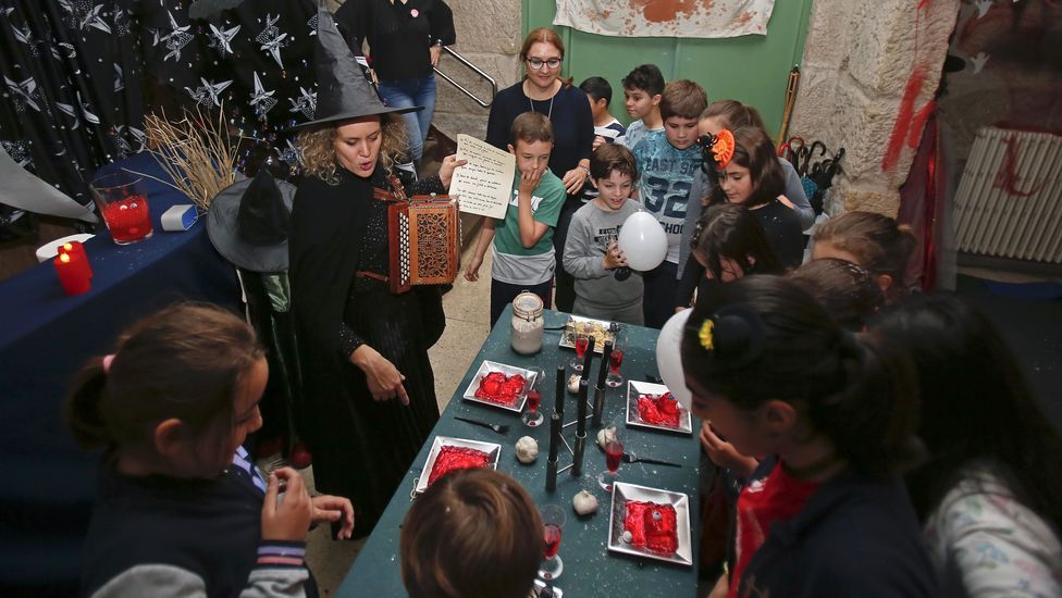 Celebración de samaín en el CEIP Praza de Barcelos. Halloween