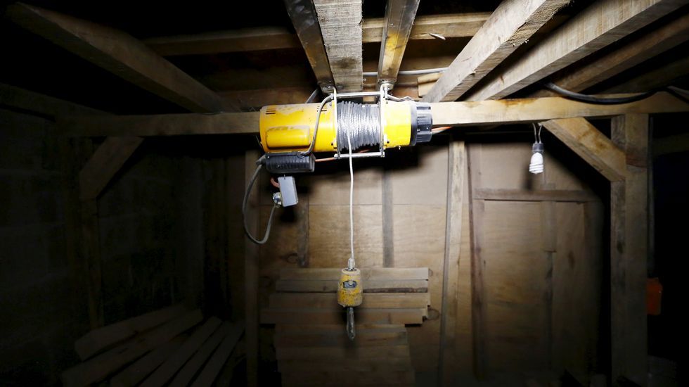 Vista general del túnel que tenía iluminación y ventilación y un 1,70 de altura. El Chapo Guzmán mide un poco menos.