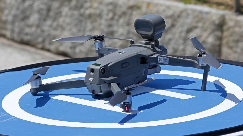 Los drones patrullan Sanxenxo